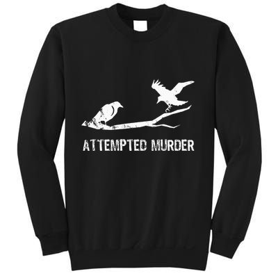 Ornithology Crows Grunge literary readers Sweatshirt