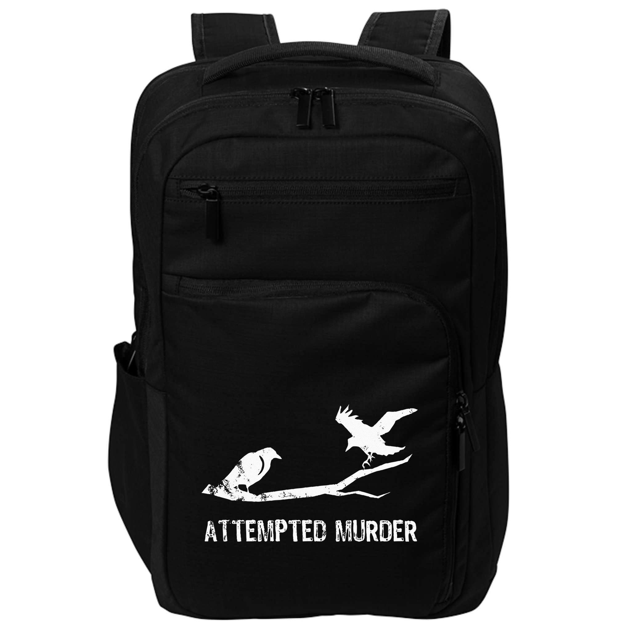 Ornithology Crows Grunge literary readers Impact Tech Backpack