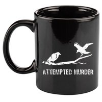 Ornithology Crows Grunge literary readers 11oz C Handle Ceramic Mug