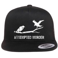 Ornithology Crows Grunge literary readers Flat Bill Trucker Hat