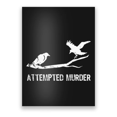 Ornithology Crows Grunge literary readers Poster