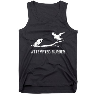 Ornithology Crows Grunge literary readers Tank Top