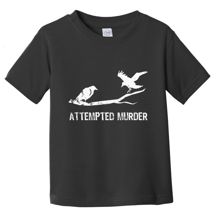Ornithology Crows Grunge literary readers Toddler T-Shirt
