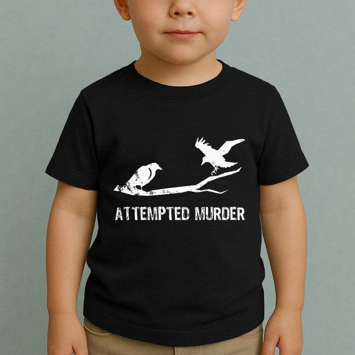 Ornithology Crows Grunge literary readers Toddler T-Shirt