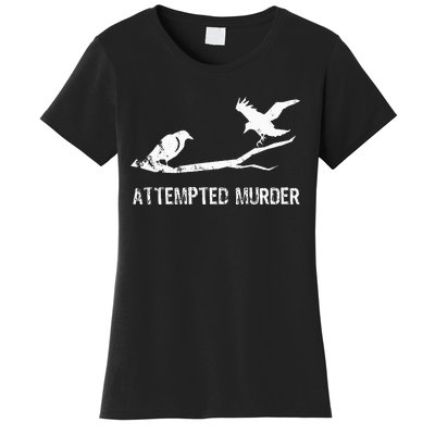 Ornithology Crows Grunge literary readers Women's T-Shirt