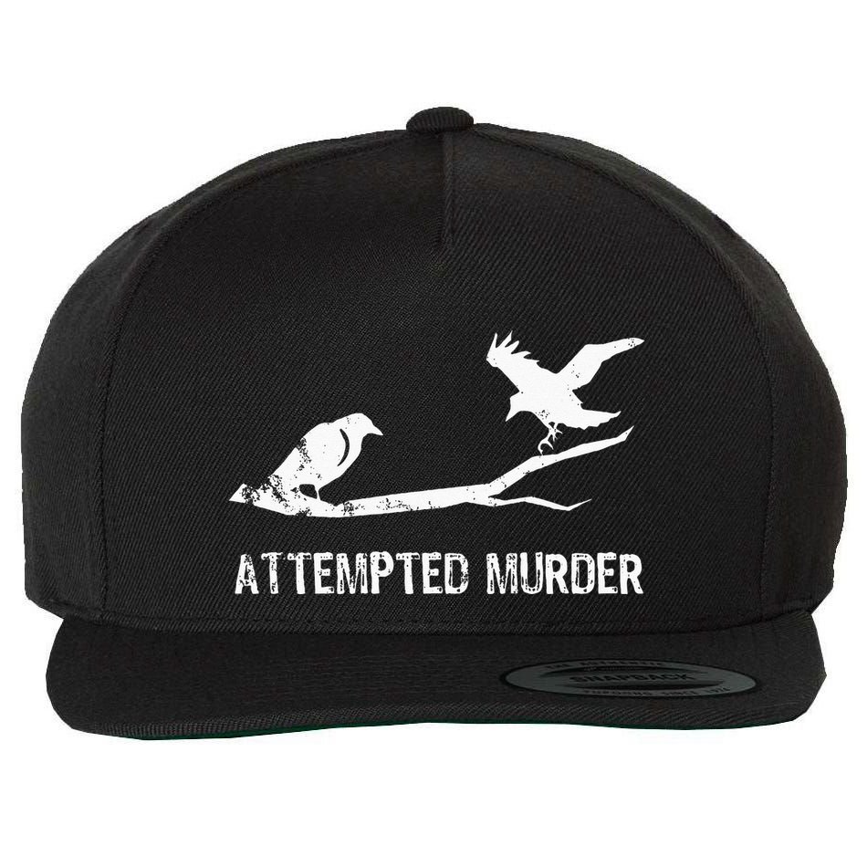 Ornithology Crows Grunge literary readers Wool Snapback Cap