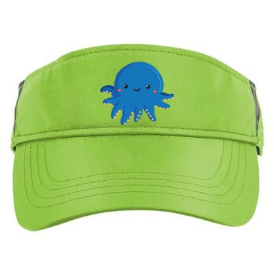 Octopus Cute Girl And Boy Octopus Adult Drive Performance Visor