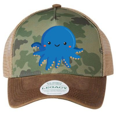 Octopus Cute Girl And Boy Octopus Legacy Tie Dye Trucker Hat