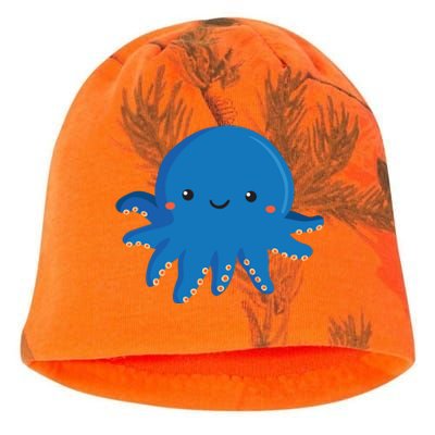 Octopus Cute Girl And Boy Octopus Kati - Camo Knit Beanie