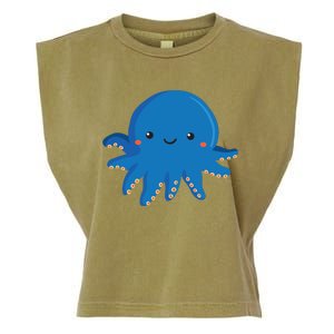 Octopus Cute Girl And Boy Octopus Garment-Dyed Women's Muscle Tee