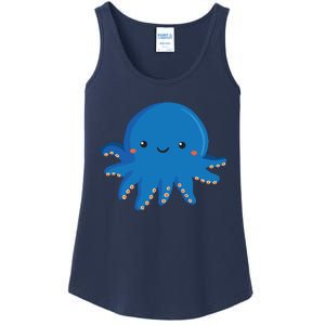 Octopus Cute Girl And Boy Octopus Ladies Essential Tank