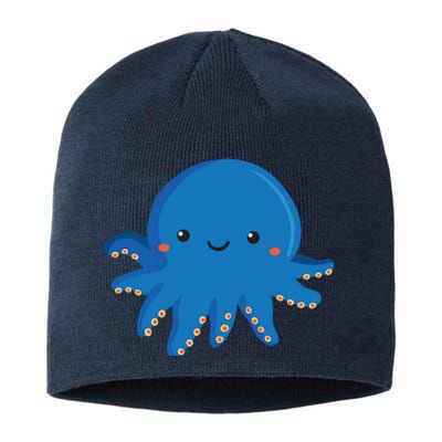 Octopus Cute Girl And Boy Octopus Sustainable Beanie