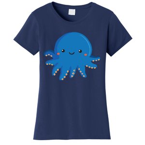 Octopus Cute Girl And Boy Octopus Women's T-Shirt