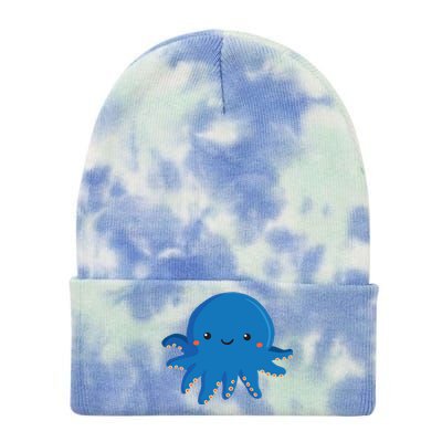 Octopus Cute Girl And Boy Octopus Tie Dye 12in Knit Beanie