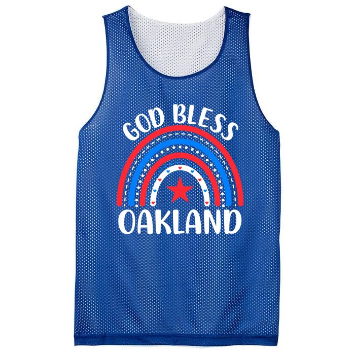 Oakland California Great Gift I Love Oakland Usa Gift Mesh Reversible Basketball Jersey Tank