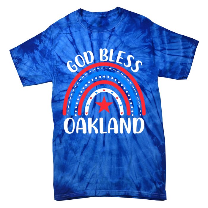 Oakland California Great Gift I Love Oakland Usa Gift Tie-Dye T-Shirt