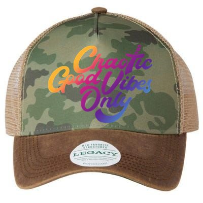 Outsidexbox Chaotic Good Vibes Only Legacy Tie Dye Trucker Hat