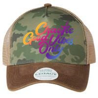 Outsidexbox Chaotic Good Vibes Only Legacy Tie Dye Trucker Hat