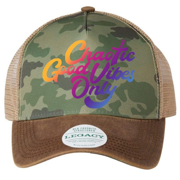 Outsidexbox Chaotic Good Vibes Only Legacy Tie Dye Trucker Hat