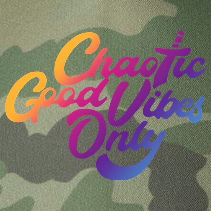 Outsidexbox Chaotic Good Vibes Only Legacy Tie Dye Trucker Hat