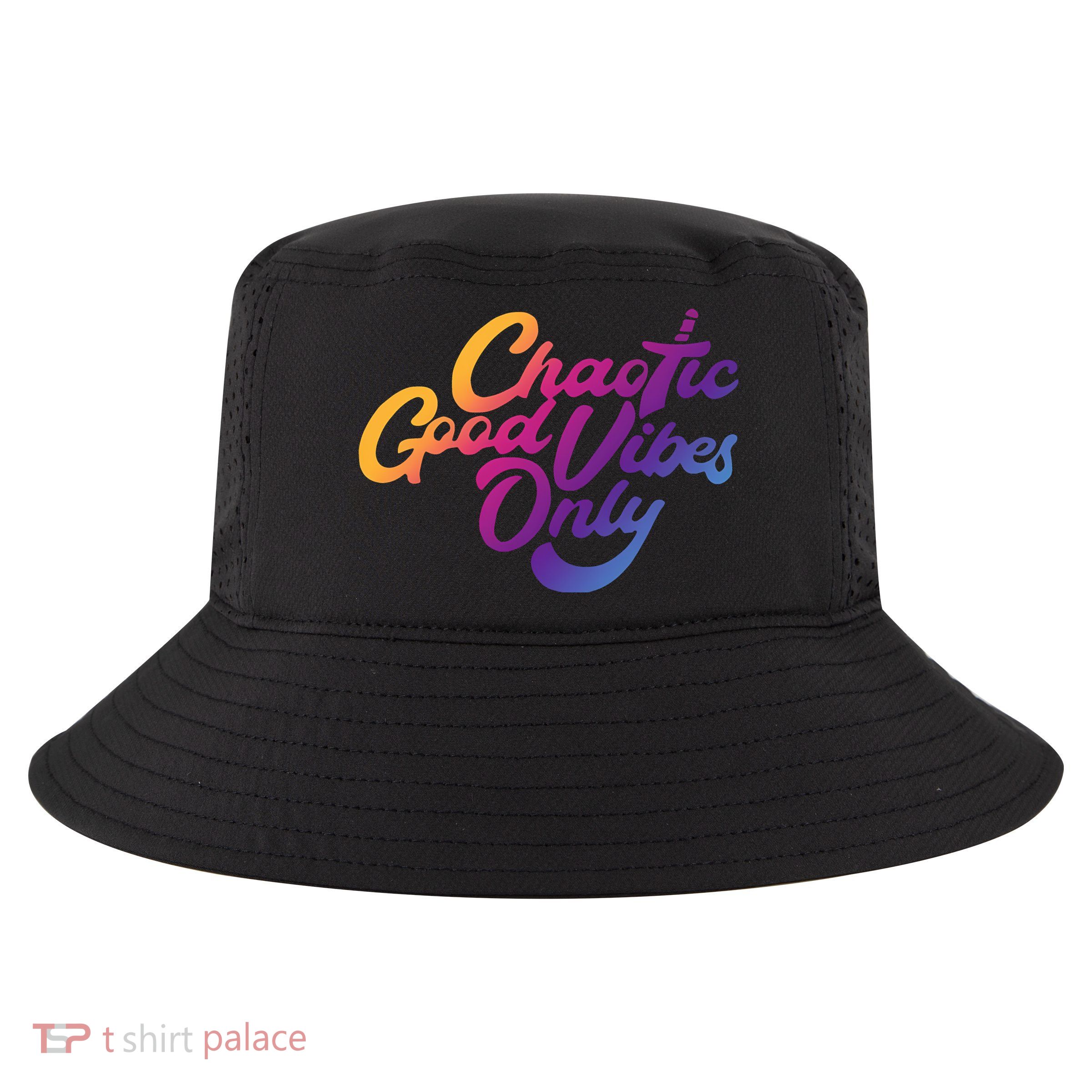 Outsidexbox Chaotic Good Vibes Only Cool Comfort Performance Bucket Hat