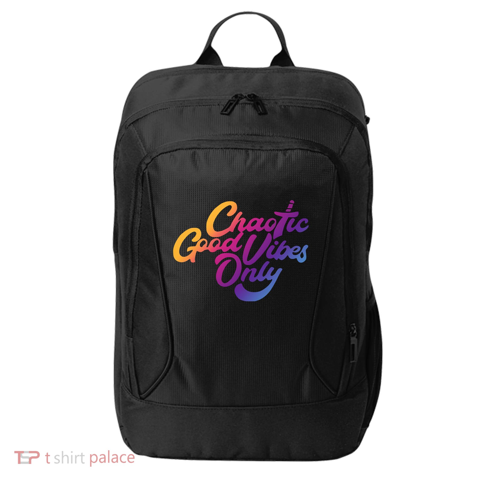 Outsidexbox Chaotic Good Vibes Only City Backpack