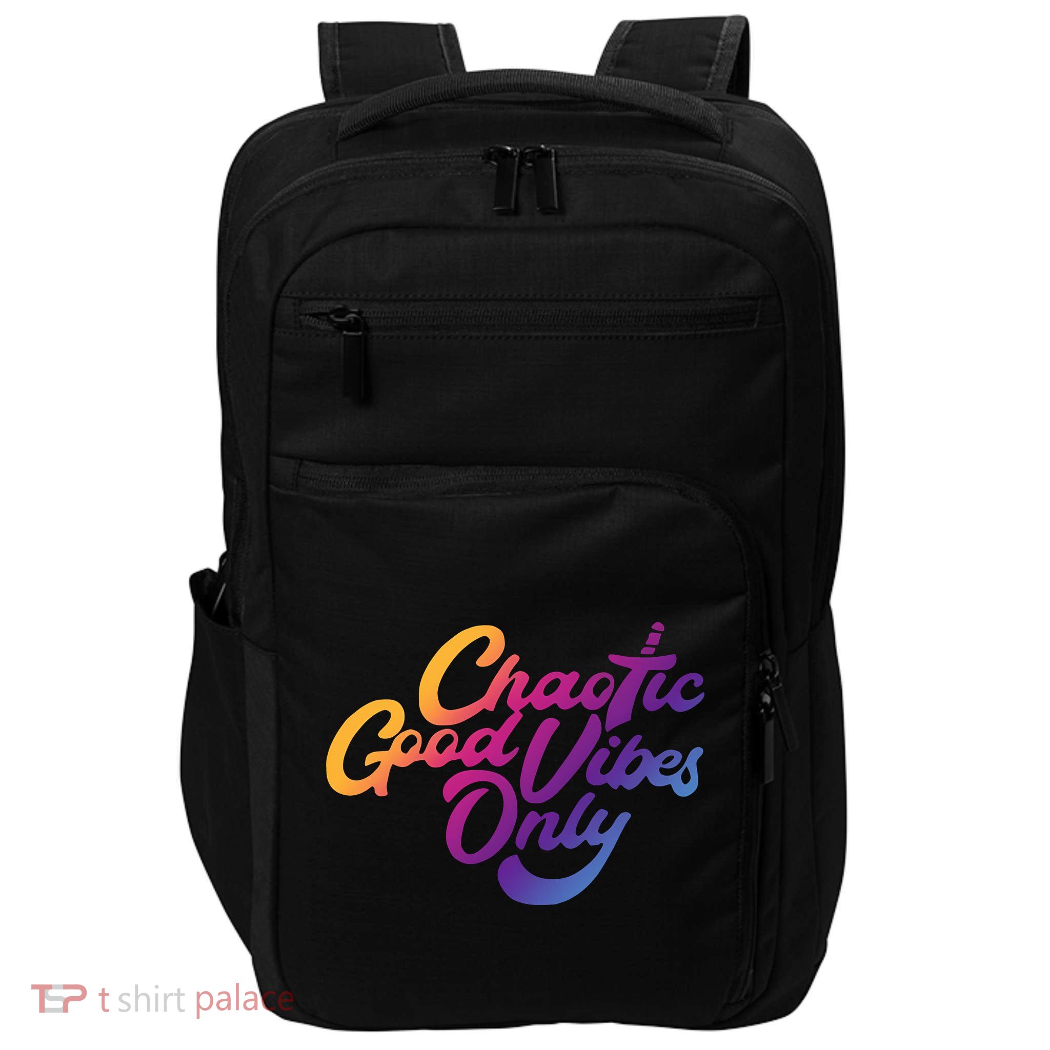 Outsidexbox Chaotic Good Vibes Only Impact Tech Backpack