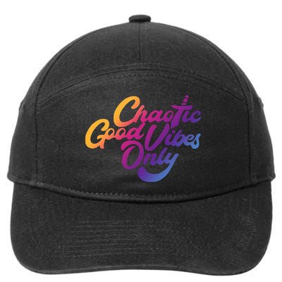 Outsidexbox Chaotic Good Vibes Only 7-Panel Snapback Hat