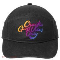 Outsidexbox Chaotic Good Vibes Only 7-Panel Snapback Hat