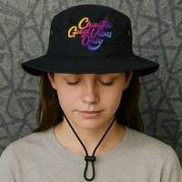 Outsidexbox Chaotic Good Vibes Only Bucket Hat
