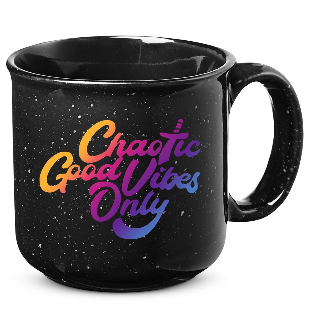 Outsidexbox Chaotic Good Vibes Only 15oz Campfire Ceramic Mug
