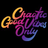 Outsidexbox Chaotic Good Vibes Only Flat Bill Trucker Hat