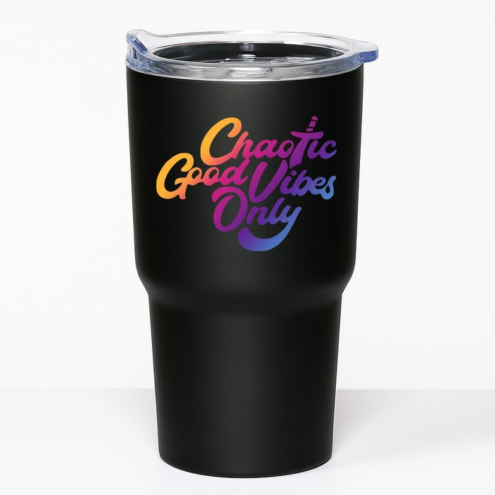 Outsidexbox Chaotic Good Vibes Only Tumbler