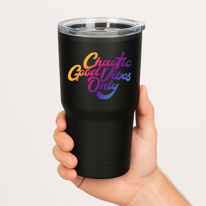 Outsidexbox Chaotic Good Vibes Only Tumbler