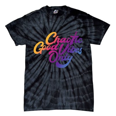 Outsidexbox Chaotic Good Vibes Only Tie-Dye T-Shirt