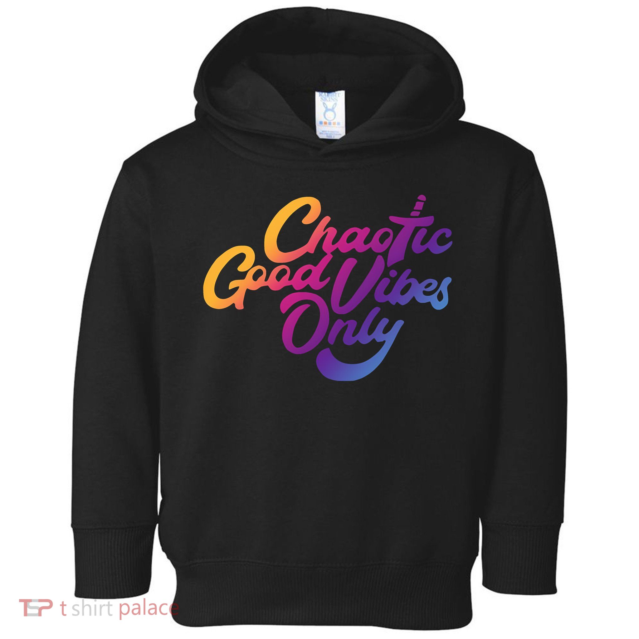 Outsidexbox Chaotic Good Vibes Only Toddler Hoodie