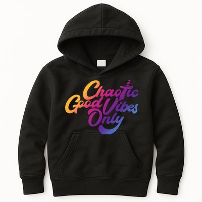 Outsidexbox Chaotic Good Vibes Only Kids Hoodie