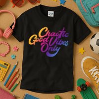 Outsidexbox Chaotic Good Vibes Only Kids T-Shirt