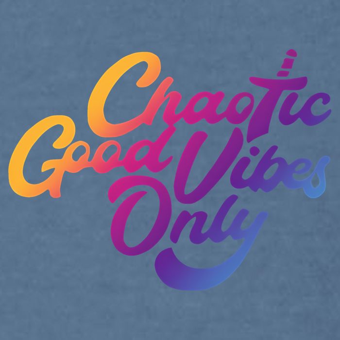 Outsidexbox Chaotic Good Vibes Only Garment-Dyed Sweatshirt