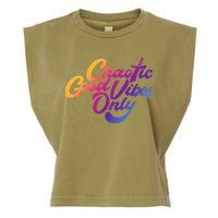 Outsidexbox Chaotic Good Vibes Only Garment-Dyed Women's Muscle Tee