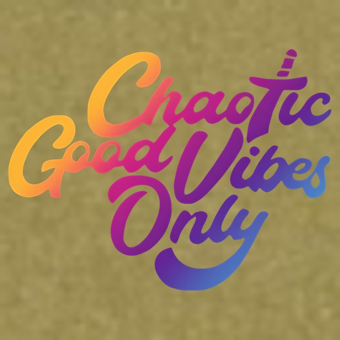 Outsidexbox Chaotic Good Vibes Only Garment-Dyed Women's Muscle Tee