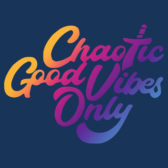 Outsidexbox Chaotic Good Vibes Only Infant Baby Jersey Bodysuit