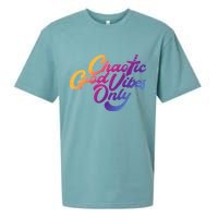 Outsidexbox Chaotic Good Vibes Only Sueded Cloud Jersey T-Shirt