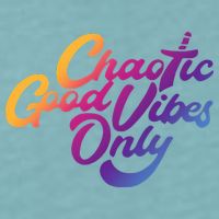 Outsidexbox Chaotic Good Vibes Only Sueded Cloud Jersey T-Shirt