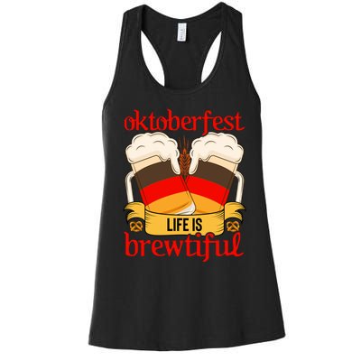 Oktoberfest Celebration Graphic Women's Racerback Tank