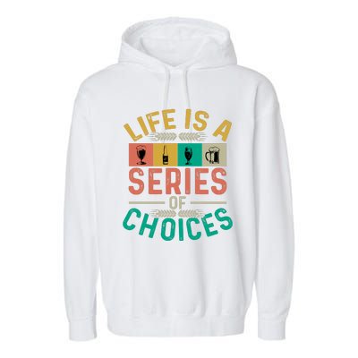 Oktoberfest Celebration Graphic Garment-Dyed Fleece Hoodie