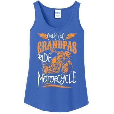 Only Cool Grandpas Ride Motorcycles Funny Grandfather Funny Gift Cool Gift Ladies Essential Tank