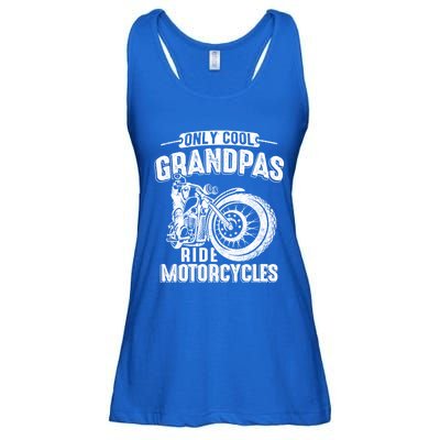 Only Cool Grandpas Ride Motorcycles Motor Grandpa Biker Gift Ladies Essential Flowy Tank