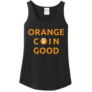 Orange Coin Good Ladies Essential Tank