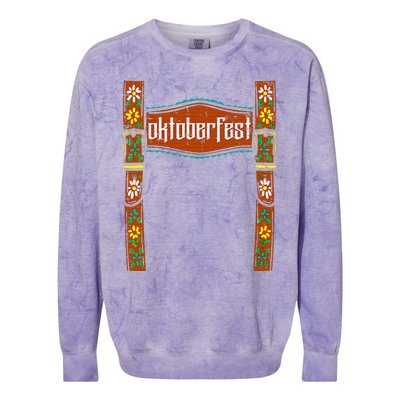 oktoberfest cute german bavarian Colorblast Crewneck Sweatshirt